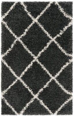 SAFAVIEH Hudson Shag Estella Diamond Trellis 2-inch Thick Rug