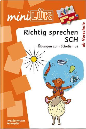Heinz Vogel - miniLÜK: Richtig sprechen SCH: Übungen zum Schetismus ab Vorschule - Preis vom 15.10.2026 23:06:25 h