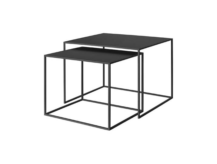 blomus Beistelltisch -FERA- 2er Set quadratische Tische: Minimalistisch, Robust & Elegant (Set, 2-St., 2 Tische), Pulverbeschicht, Minimalistisches Design, Platzsparend, Quadratisch