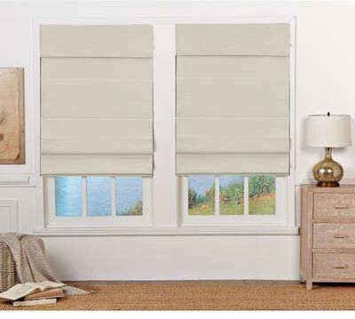 Regal Living 72-inch Ivory Insulating Cordless Roman Shade