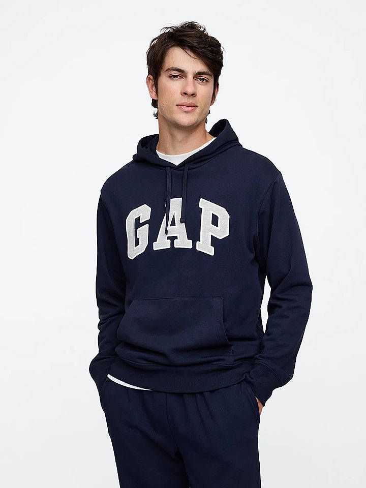 GAP Hoodie in Dunkelblau - S