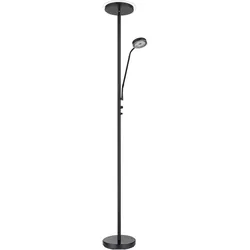 Stehleuchte ERNST (DH 26x180 cm) - schwarz - DH 26x180 cm