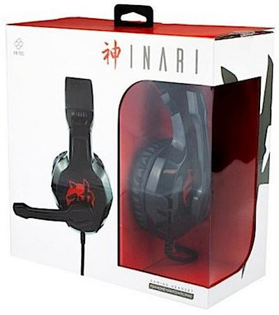 Blade Gaming FT2001 Gaming Hoofdtelefoon met microfoon, Zwart-Rood