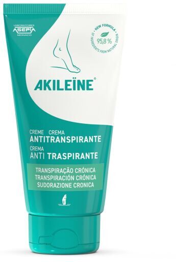 Akileïne Antiperspirant Foot Cream 50 ml
