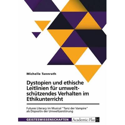 Dystopien und ethische Leitlinien für umweltschützendes Verhalten im Ethikunterricht, Taschenbuch von Michelle Tannrath, GRIN, 978-3-389-15623-0