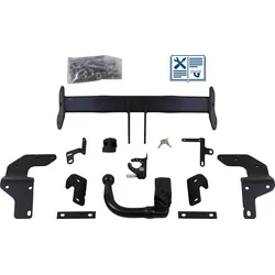Brink Anhängerkupplung abnehmbar inkl. TowTec E-Satz 13polig universal - HYUNDAI SANTA FÉ III