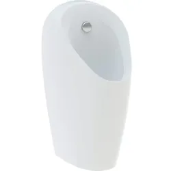 Urinal „Selva“, Zulauf von oben, ohne Zielobjekt in weiß alpin