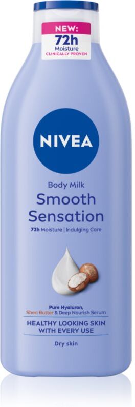 NIVEA Smooth Sensation lait corporel hydratant pour peaux sèches 400 ml