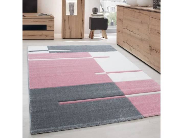 Tapis - Ayyildiz - Hawaii 1310 - 120x170 cm - Rose - 3D moderne