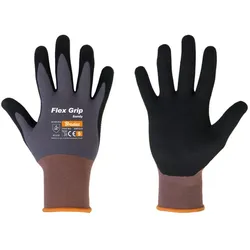 Bradas Arbeitshandschuh Flex Grip Sandy, schwarz/grau, M