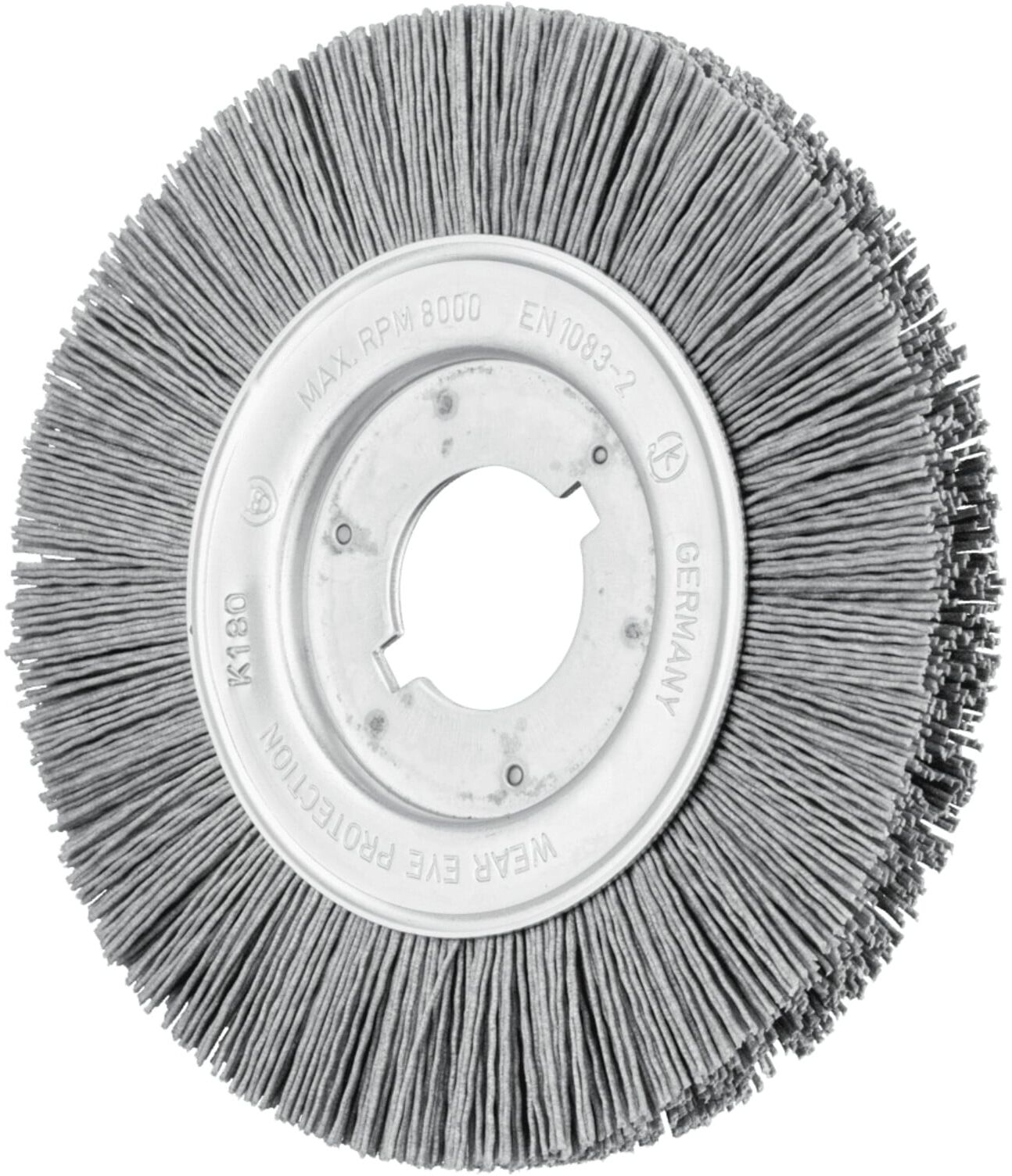 PFERD TOOLS Rundbürste schmal ungezopft RBU Ø150x16xvariable Bohrung SiC-Filament-Ø0,90 Korn 180 (43505004)