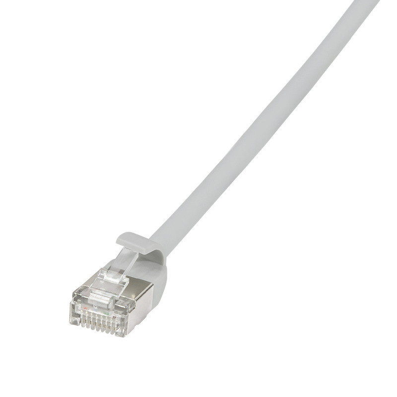 Logilink CQ9022S Patchkabel CAT6A U/FTP SlimLine grijs 0,5m