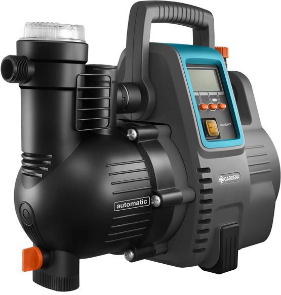 Gartenpumpe GARDENA 5000/ 5E LCD Hauswasserautomat mit Energiesparfunktion