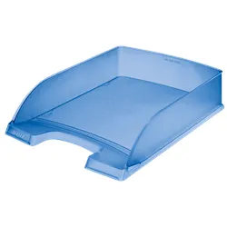 LEITZ 52270034 - Briefkorb A4 Standard Plus, blau frost