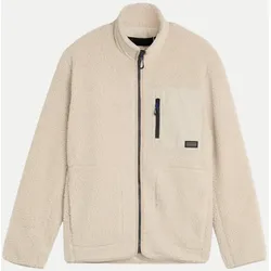 Relaxed-Fit Teddy-Jacke Beige XXL