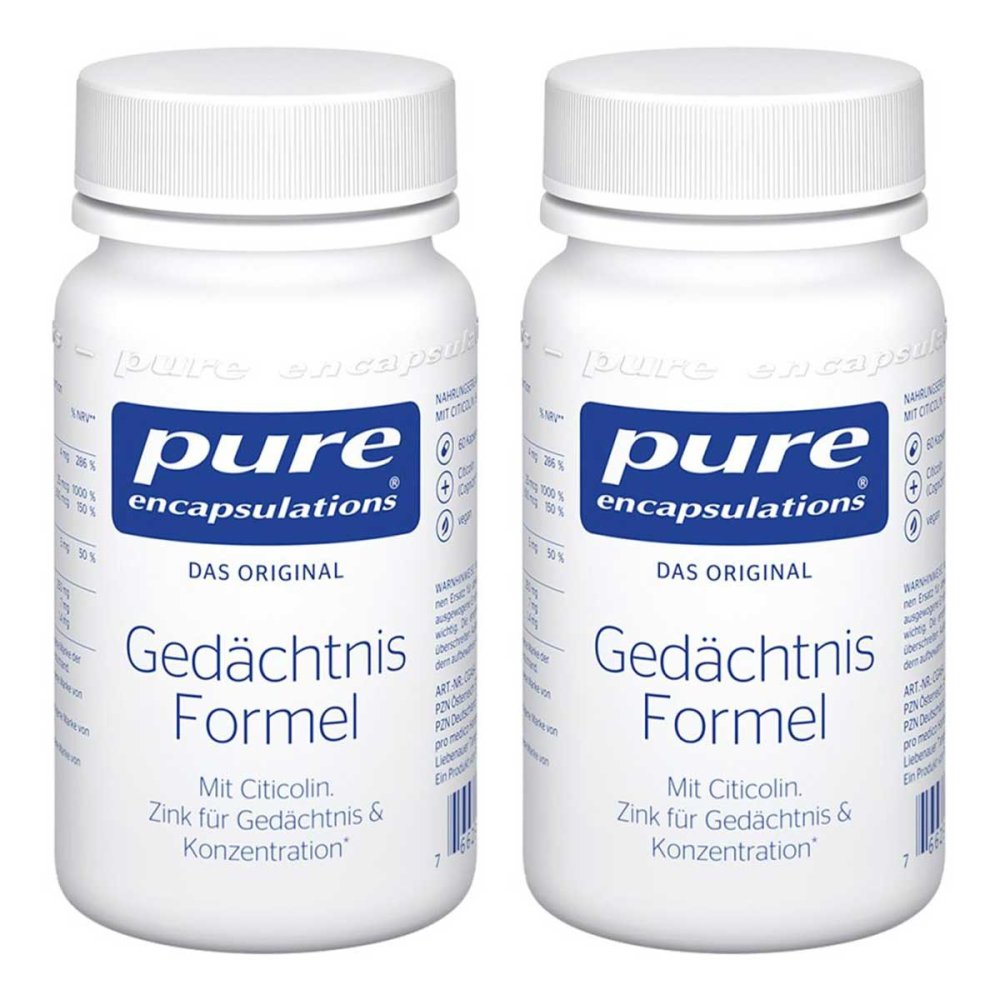 pro medico GmbH Pure Encapsulations Gedächtnis Formel Kapseln 08104614