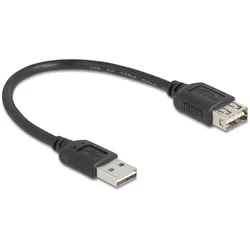 4x Delock USB A – USB A (0.20 m, USB 2.0), USB Kabel