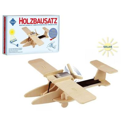 PEBARO 830/4 - Solar Holzbausatz Sport-Flugzeug, 14-teilig, Holzkonstruktion mit solarangetriebenem Propeller