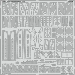 Eduard A-20G main wheel wells 1/32 HKM