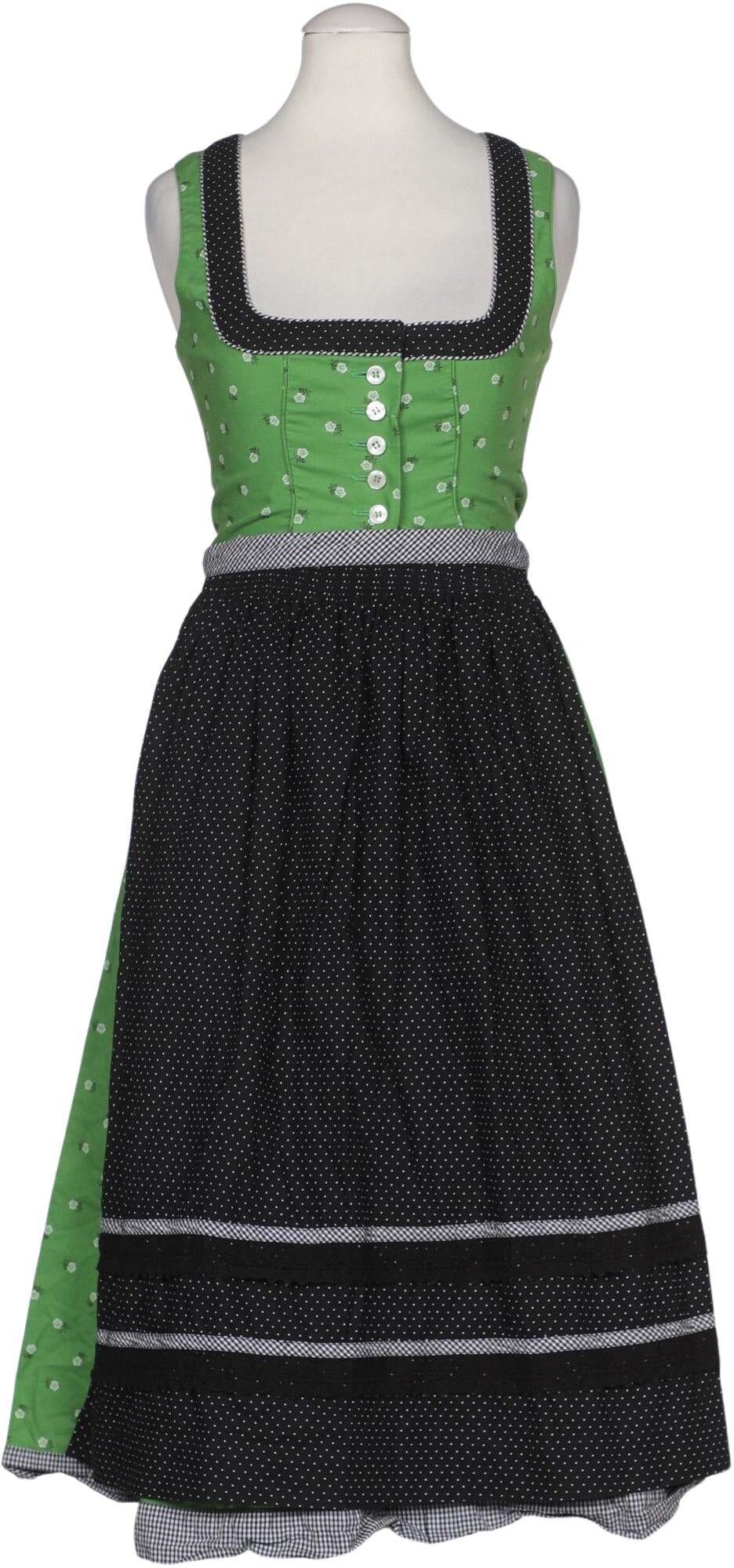 Wenger Tracht Damen Kleid, Mehrfarbig, Gr. 3Xs, Baumwolle - Second Hand