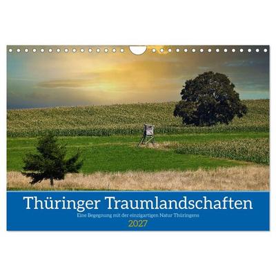Thüringer Traumlandschaften (Wandkalender 2027 DIN A4 quer), CALVENDO Monatskalender