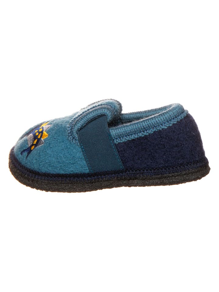 lamino Hausschuhe "Bobby Dino" in Blau - 29