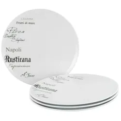 CreaTable Europa Gustoso Pizzateller 4-tlg Porzellan