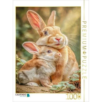 CALVENDO Puzzle Kaninchen | 1000 Teile Lege-Größe 64x48cm Foto-Puzzle für glückliche Stunden