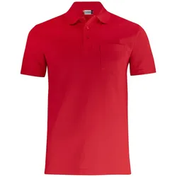 CLIQUE Basic Pocket Poloshirt 35 - rot 4XL