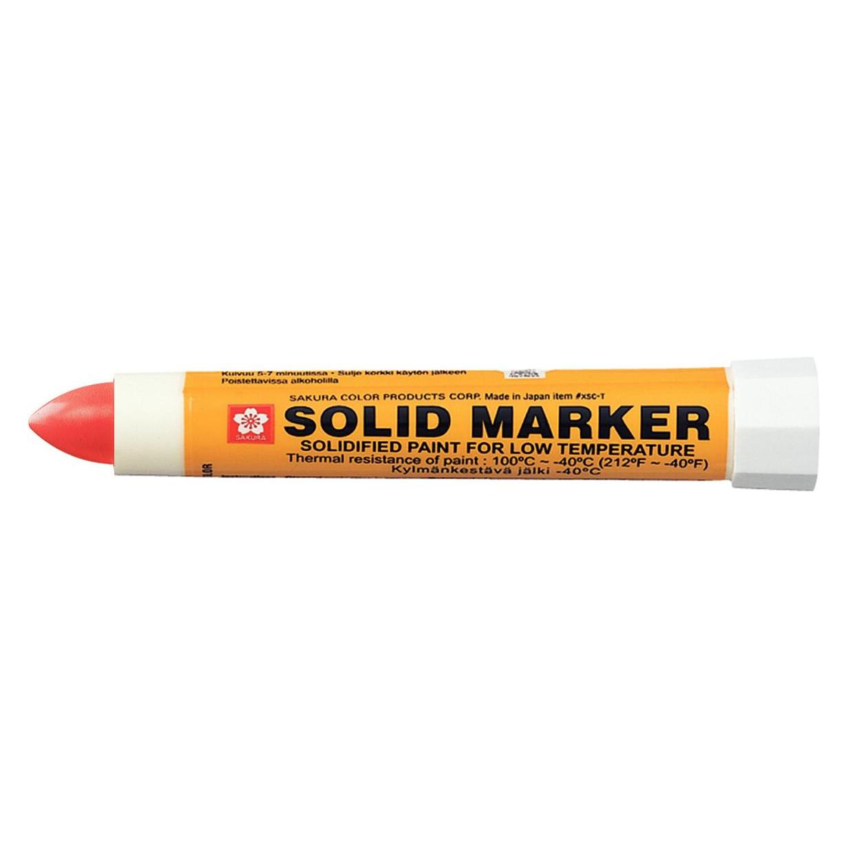 Sakura Industriemarker SOLID MARKER LOW TEMPERATURE, rot (1x) (XSCT19RT)