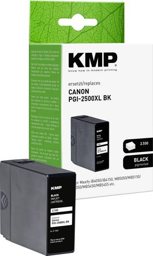 KMP Druckerpatrone ersetzt Canon PGI-2500BK XL Kompatibel Schwarz C103 1565,0001