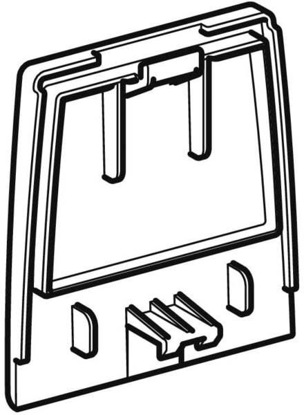 Couvercle Geberit pour connexion électrique 242517111 pour Geberit AquaClean 4000 blanc -alpin