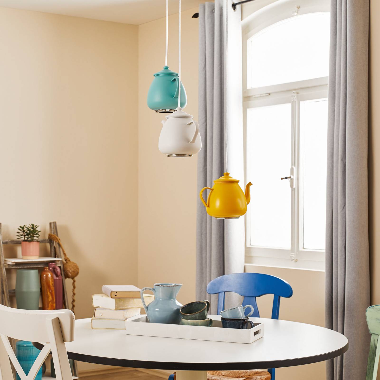 Hängeleuchte Jasse Argon, dimmbar, für Wohn- / Esszimmer, Metall, Modern, Hängelampe