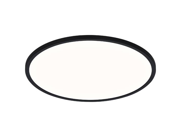Plafonnier Oja 42 IP20 42 x 2 x 42cm Noir/Noir Matériau : Matière plastique Type de matière synthétique : Polyester-PVC Module LED