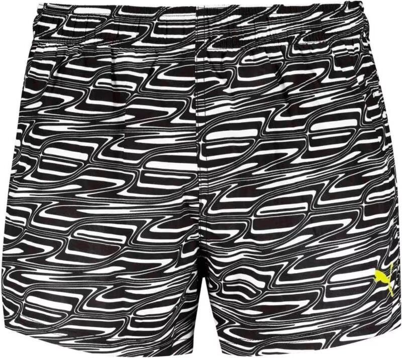 Bañador Puma Para Hombre Negro Con Estampado Abstracto Negro L Hombre