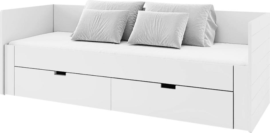 Kondela Klappbett mit Stauraum Antony 90x200 cm - weiß