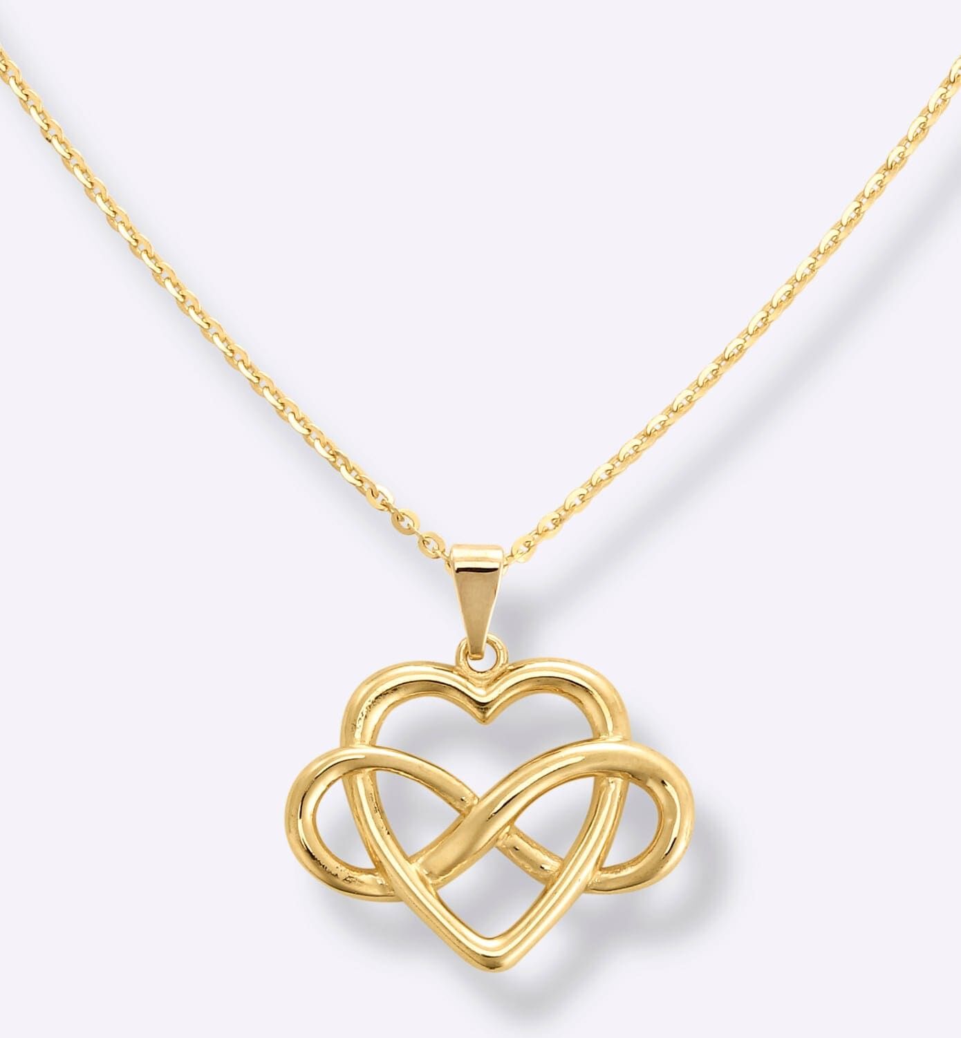Kettenanhänger LADY, gold (gelbgold 375), Schmuckanhänger, Damen, Gelbgold 375, Kettenanhänger