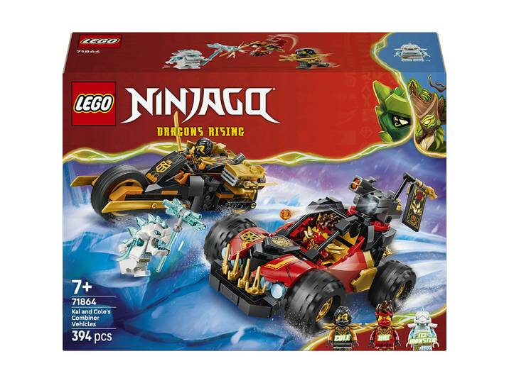 LEGO® NINJAGO - Véhicules Combinables de Kai et Cole - 71864
