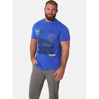 T-Shirt JAN VANDERSTORM "Doppelpack T-Shirt ODDUR", Herren, Gr. XL, blau (blau grün), Obermaterial: 100% Baumwolle CO., Shirts T-Shirt