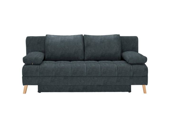 Cantus Schlafsofa, Anthrazit, Holz, Buche, 2-Sitzer, 195x90x90 cm, Schlafen auf Sitzhöhe, Wohnzimmer, Sofas & Couches, Schlafsofas, Schlafsofas mit Bettkasten