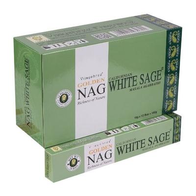 Räucherstäbchen Vijayshree 'Golden Nag Californian White Sage' 15gr.
