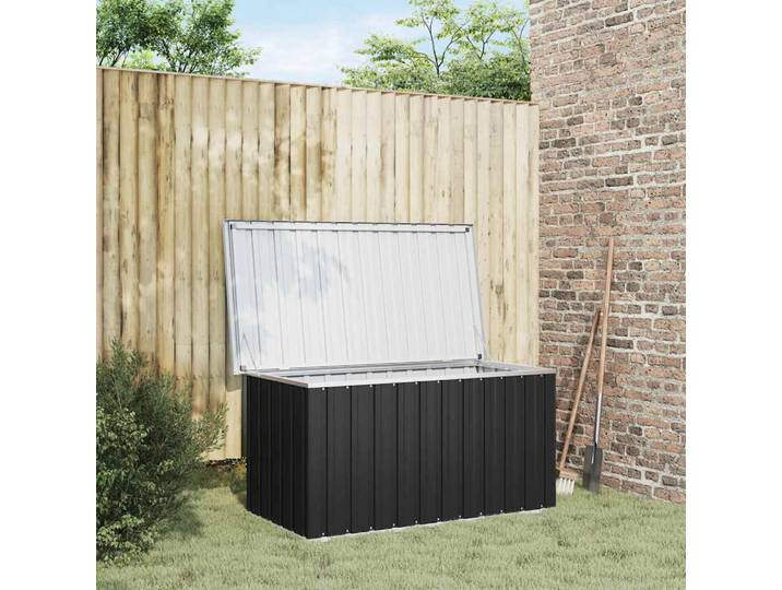 vidaXL vidaXL - Coffre de jardin - 129x67x65 - cm - anthracite