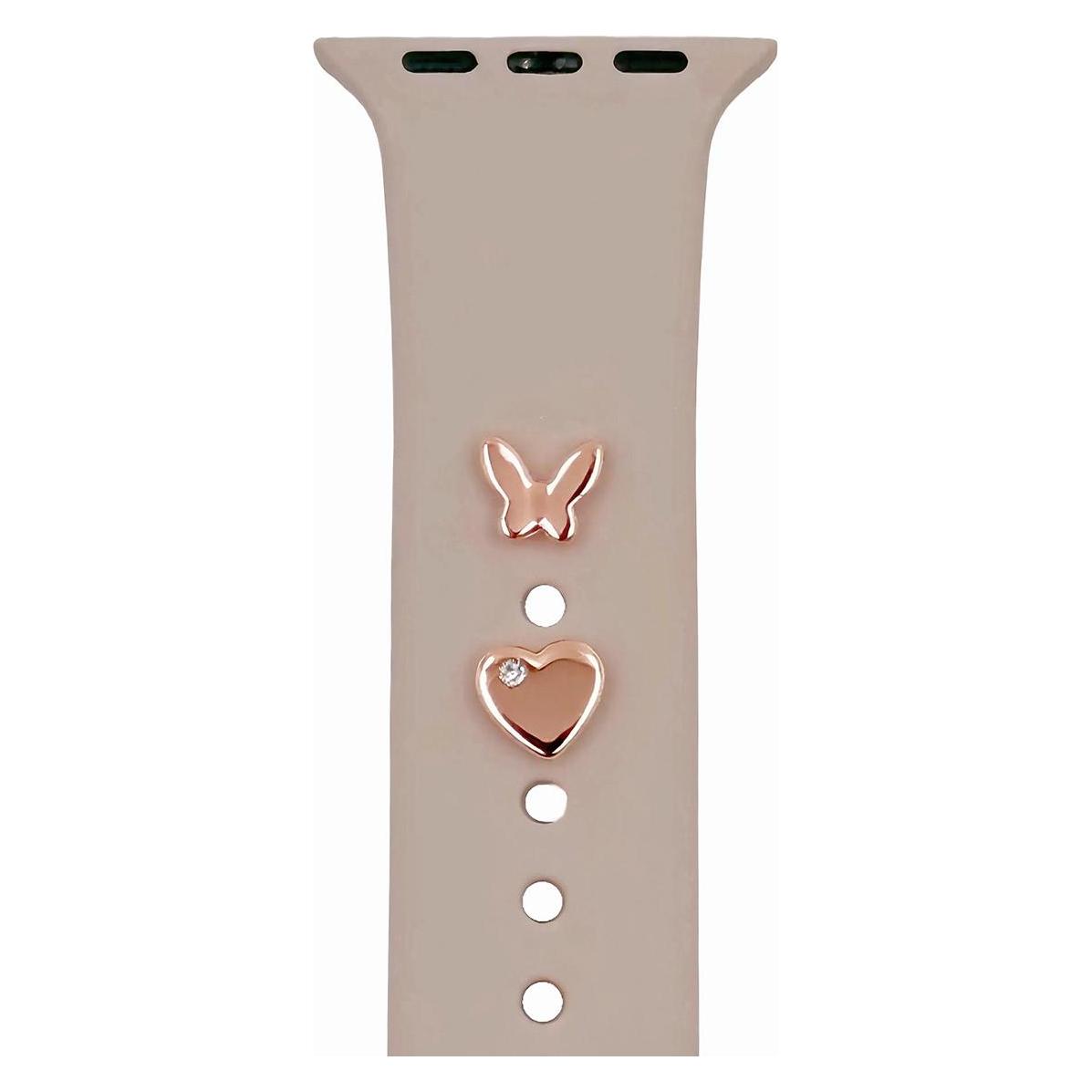 OEM Pin Charms for watch straps butterfly rose gold (Metall) (61929816)