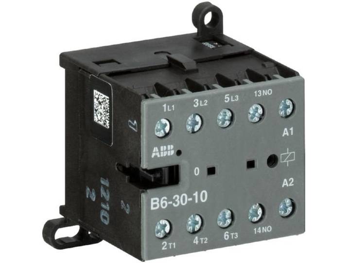 ABB Componenten Magneetschakelaar / B mini Mini Magneetsch. 4KW 400vac 3polig spoelcode (8..4) hulpcontact 1no - GJL1211001R8104