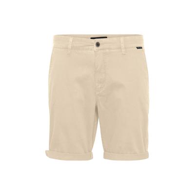 Chinoshorts INDICODE "Chinoshorts IDLuca", Herren, Gr. L, N-Gr, beige (irish cream), Obermaterial: 98% Baumwolle CO. 2% Elasthan EL., Hosen Chinoshorts