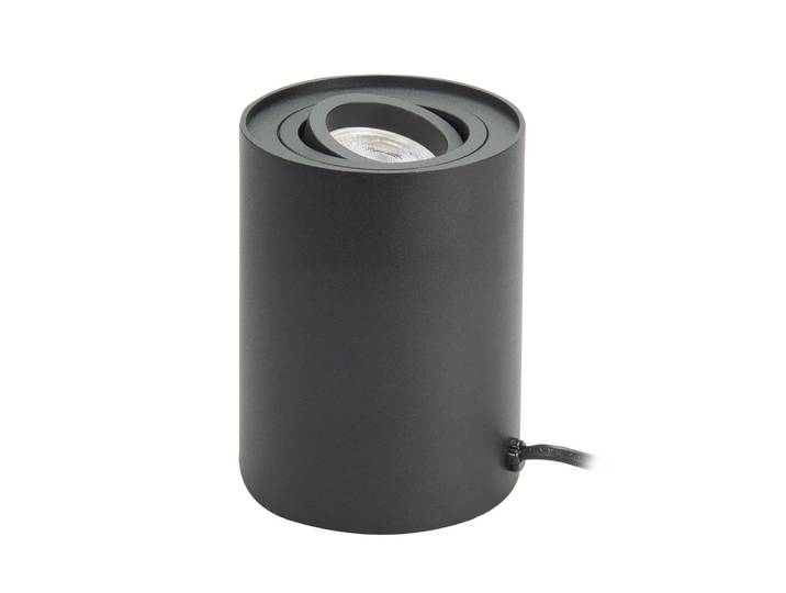 Strakke tafellamp Rebel rond zwart Ø 9,5cm Highlight - T1452.01