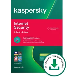 Kaspersky Internet Security 2026, 1 Gerät - 2 Jahre, Download, ESD