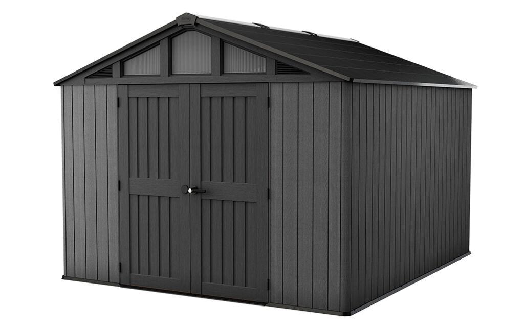 Keter Stronghold Gartenhaus Kunststoff Grau 350x305x251 cm Gerätehaus