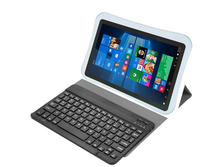 Tablette Windows 10 Q1 64 bits, 4 Go de RAM, 64 Go de ROM, 10,1 pouces, avec clavier Bluetooth, X5-Z8350, double caméra compatible HDMI