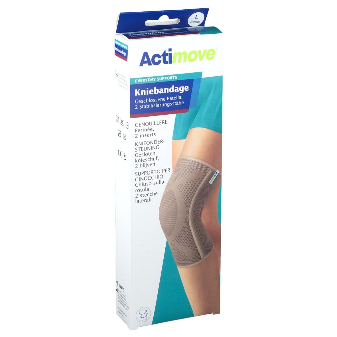 Actimove Steunverband Knie Open Large 1 St Bandage(s)